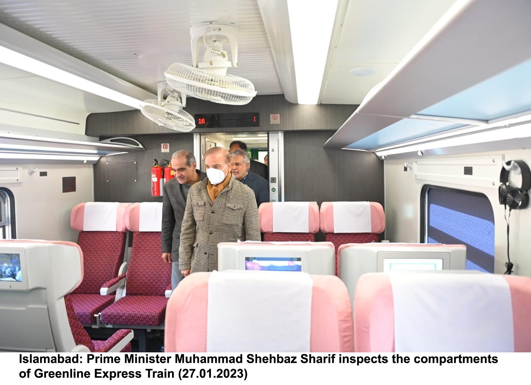 PM Shehbaz Sharif Launches Green Line Train With New Coaches From China