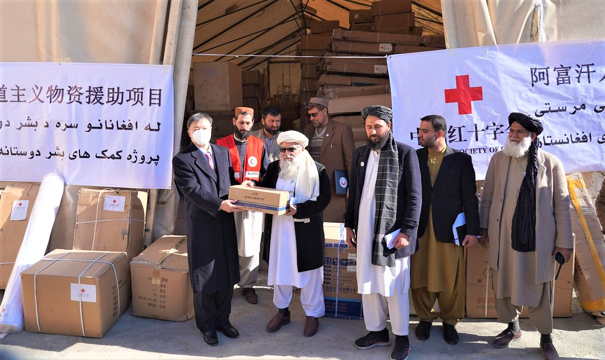 Chinese humanitarian aid continues to arrive in Kabul