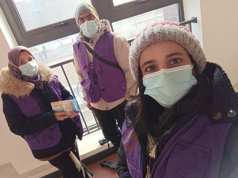 Pakistani volunteers fighting COVID-19 in Tianjin China