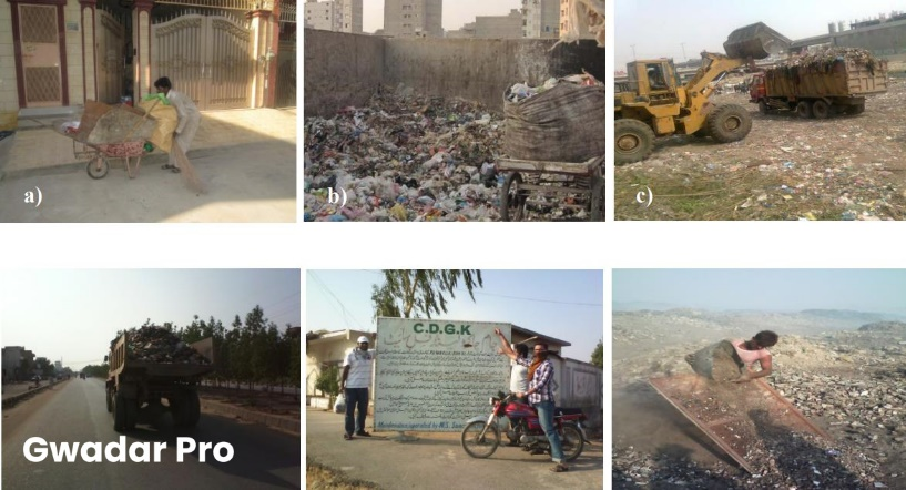 Garbage in Karachi's Korangi District disposed by Chinese company
