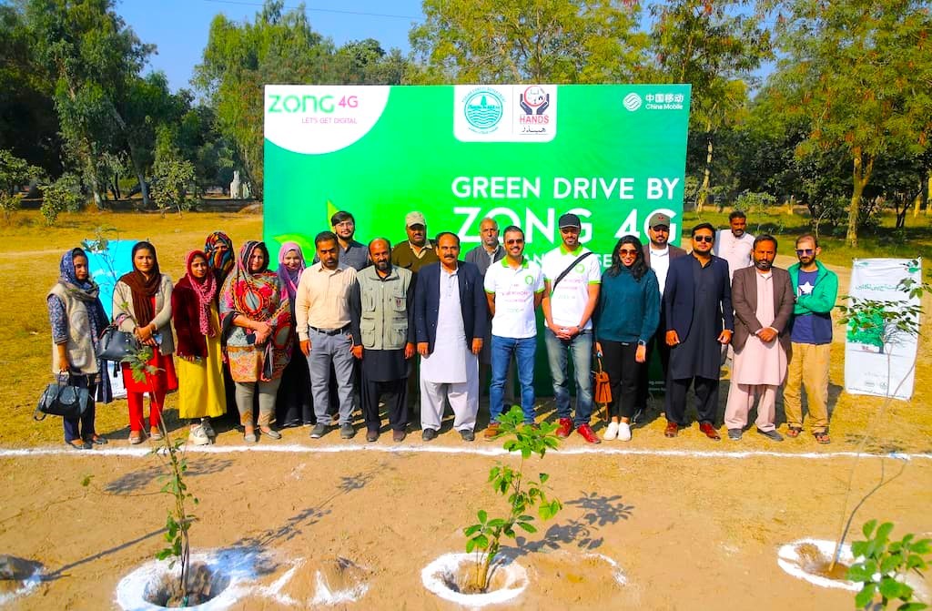 Zong 4G combating climate change in Pakistan