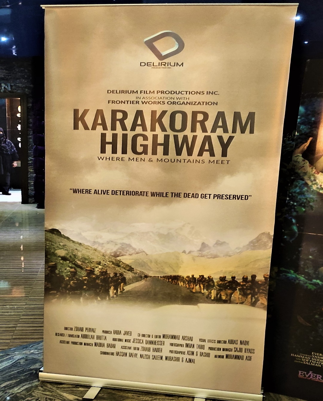 “Karakoram Highway: Where Men and Mountains Meet” premiered