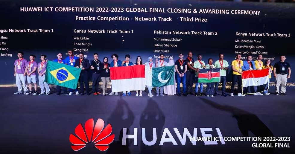 Pakistani students clinch 2nd, 3rd position in Huawei ICT Competition 2022-2023