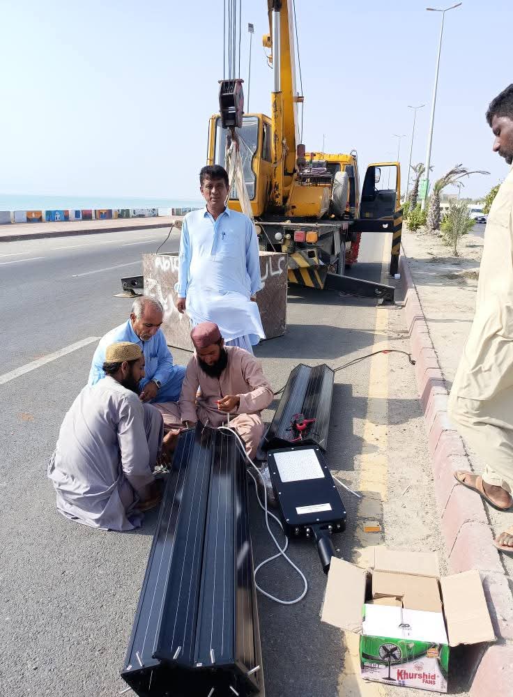 Gwadar roads’ solarization gets underway in phases