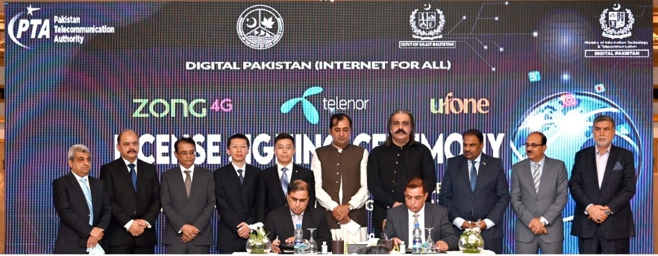 Zong, two others issued new NGMS licenses in AJ&K and GB