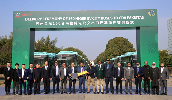 160 high-end e-buses to boost green transportation in Pakistan