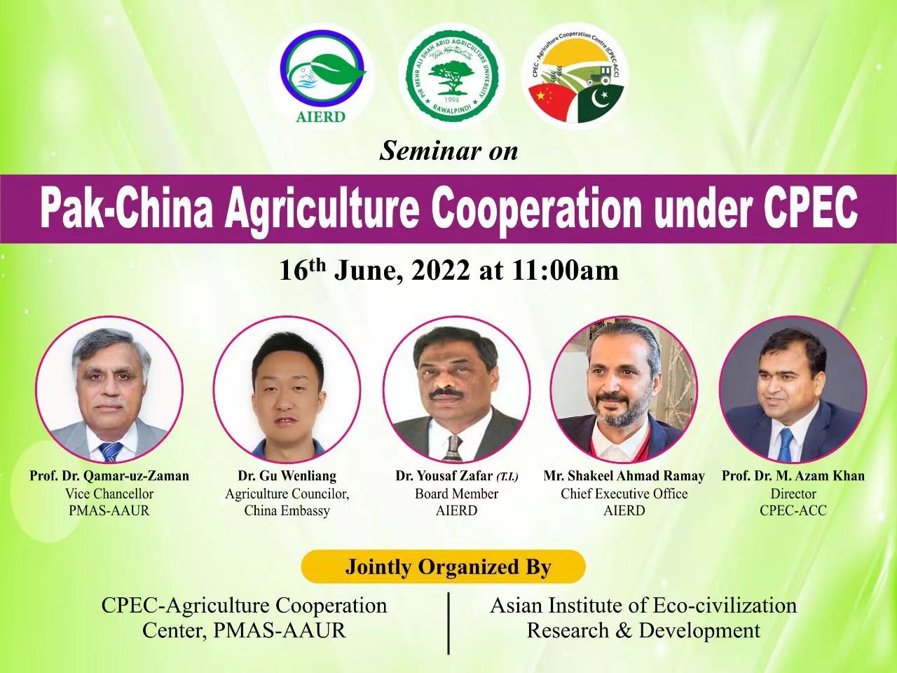 CPEC- ACC to facilitate Chinese companies in agriculture sector