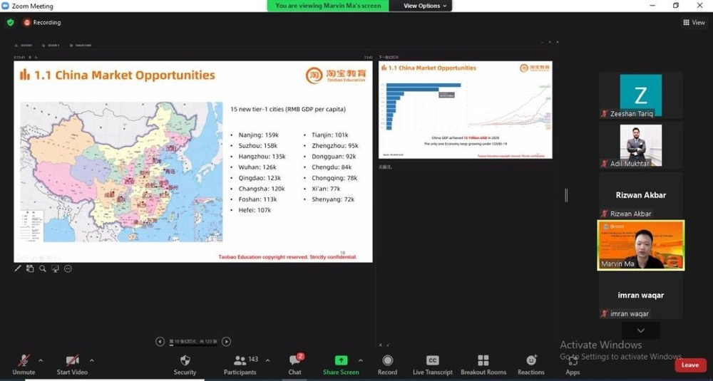 Open class to facilitate Pak-China cross-border e-commerce held