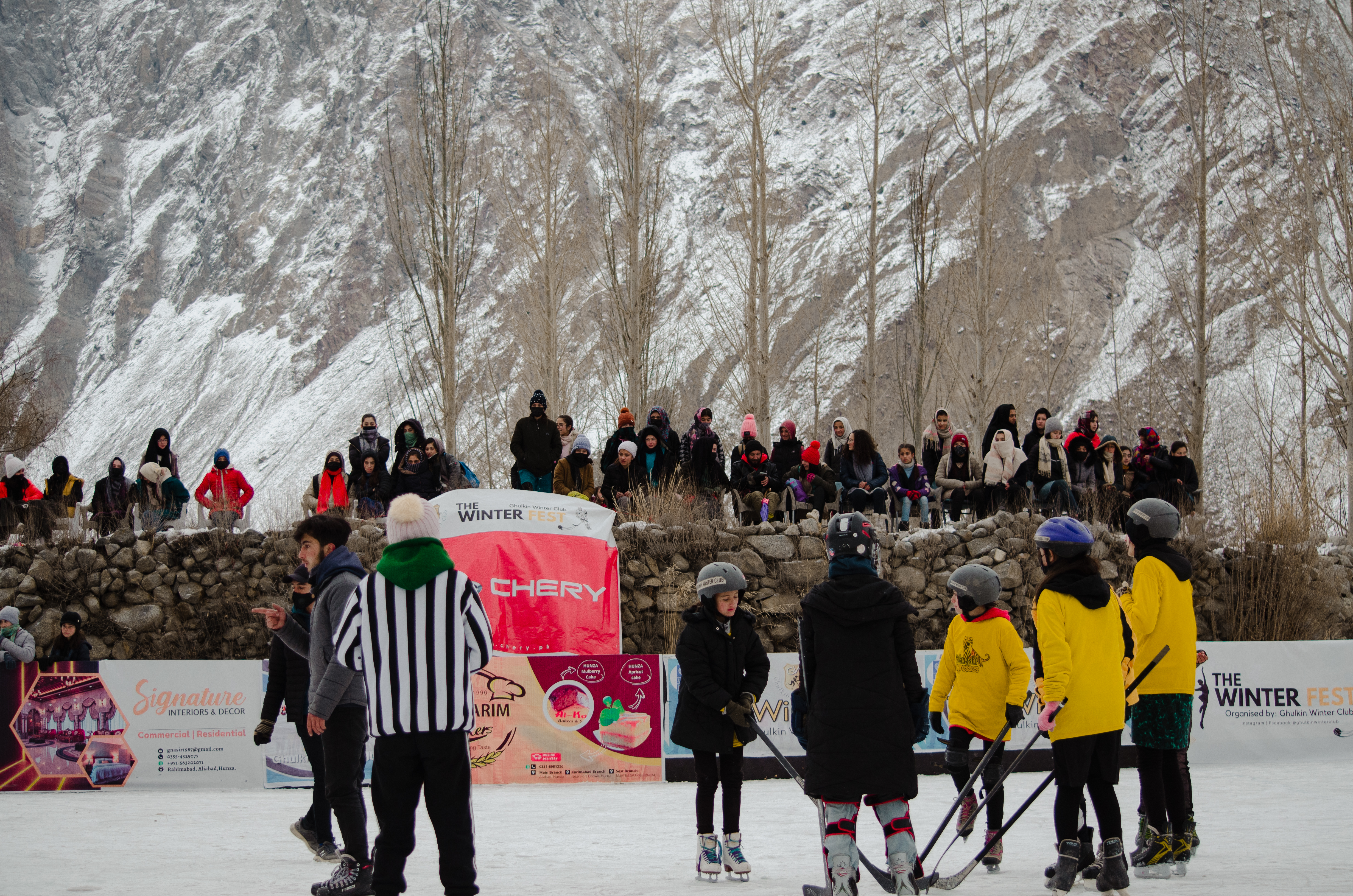Chery promotes winter sports in Pakistan