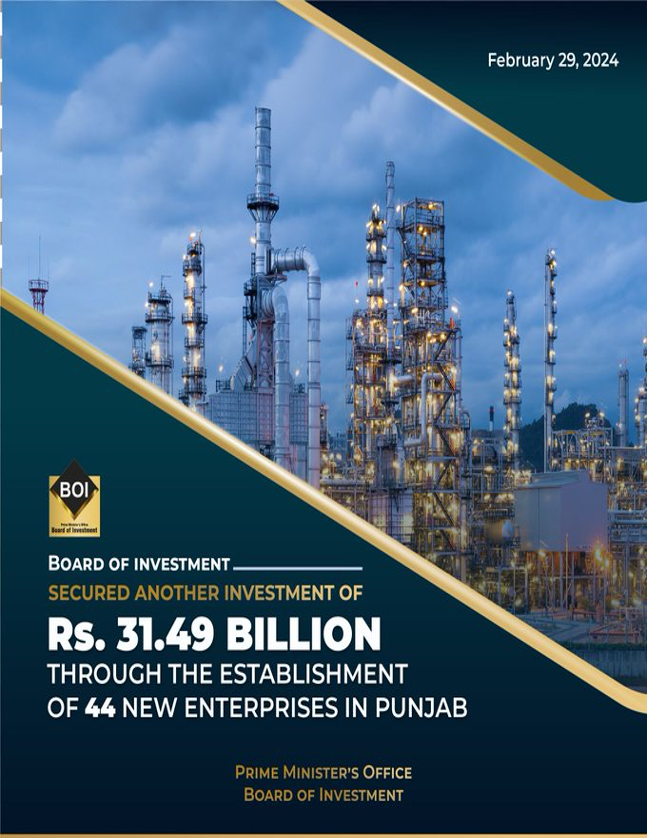 Faisalabad SEZs under CPEC to bring PKR 31.492 billion investment in Punjab